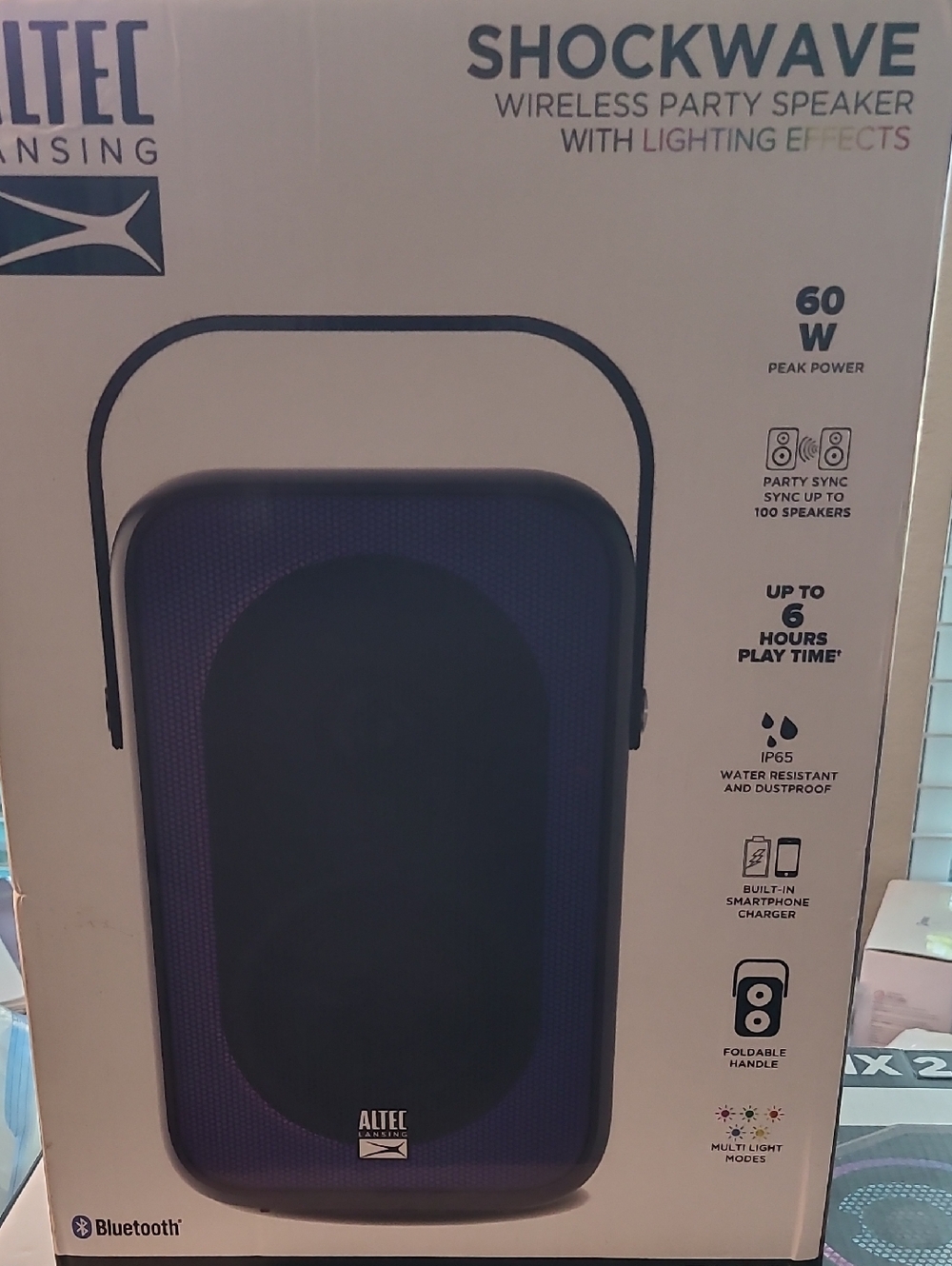Altec Lansing Shockwave Portable Wireless Party Speaker